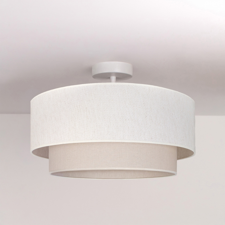 Brilagi - Plafonieră LED BOHO ECO aplicată, 1xE27/10W/230V, Ø 40 cm, crem