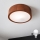 Brilagi - Plafonieră LED CARVALHO 1xE27/15W/230V, finișaj stejar-cireș, Ø 27 cm