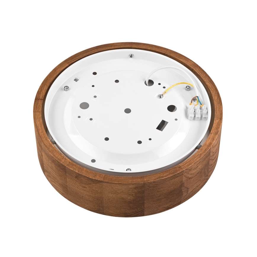 Brilagi - Plafonieră LED CARVALHO 1xE27/15W/230V, finișaj stejar-cireș, Ø 27 cm