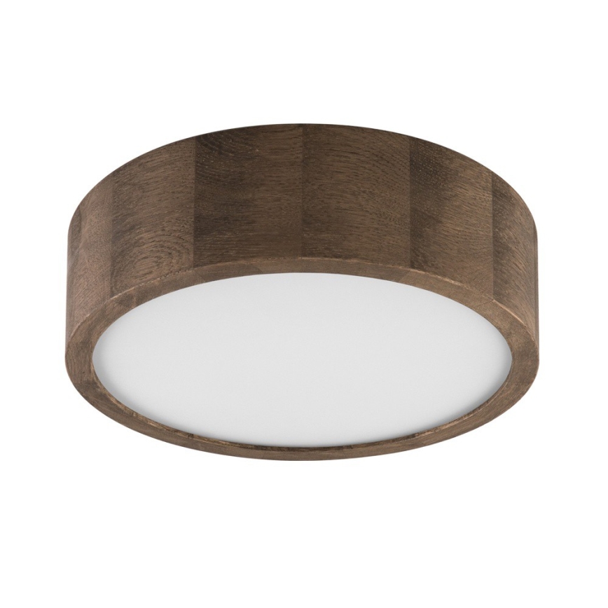 Brilagi - Plafonieră LED CARVALHO 1xE27/15W/230V, finisaj stejar-nuc, Ø 27 cm