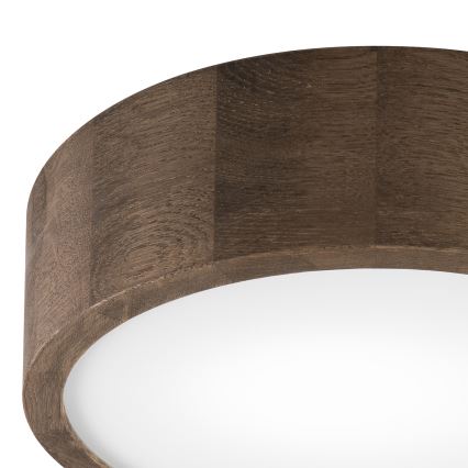 Brilagi - Plafonieră LED CARVALHO 1xE27/15W/230V, finisaj stejar-nuc, Ø 27 cm