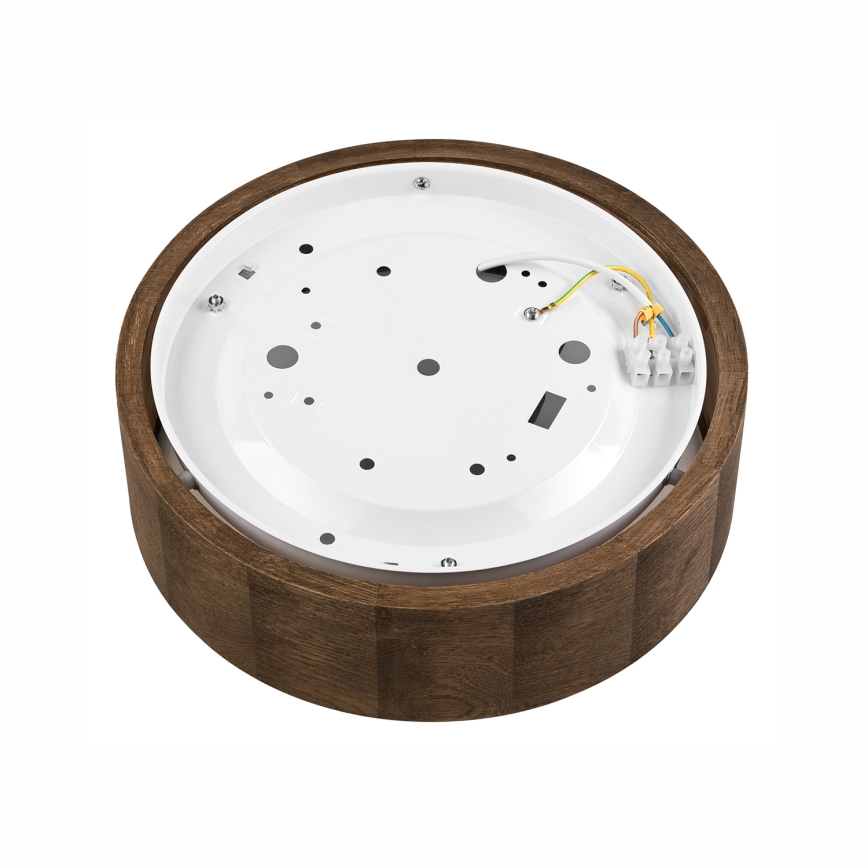 Brilagi - Plafonieră LED CARVALHO 1xE27/15W/230V, finisaj stejar-nuc, Ø 27 cm