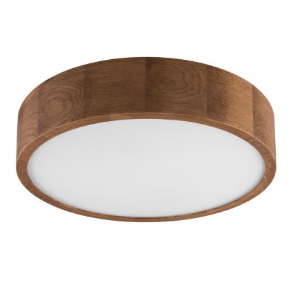 Brilagi - Plafonieră LED CARVALHO 2xE27/15W/230V stejar/cireș Ø 37 cm