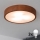 Brilagi - Plafonieră LED CARVALHO 3xE27/15W/230V, stejar/cireș, Ø 47 cm