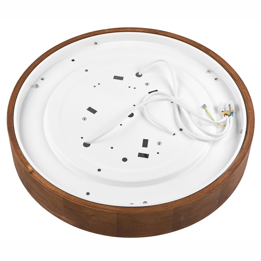 Brilagi - Plafonieră LED CARVALHO 3xE27/15W/230V, stejar/cireș, Ø 47 cm