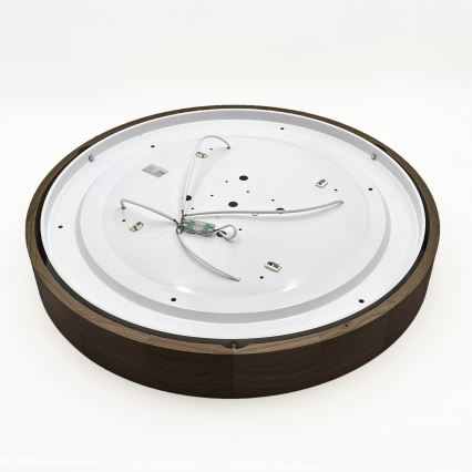 Brilagi - Plafonieră LED CARVALHO 4xE27/60W/230V, finisaj stejar-nuc, Ø 57,5 cm