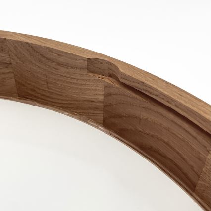 Brilagi - Plafonieră LED CARVALHO 4xE27/60W/230V, stejar cireș, Ø 57,5 cm