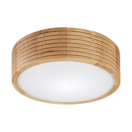 Brilagi - Plafonieră LED CARVALHO MODERN, 1xE27/60W/230V, Ø 27,5 cm, stejar