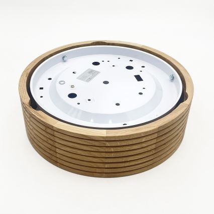 Brilagi - Plafonieră LED CARVALHO MODERN, 1xE27/60W/230V, Ø 27,5 cm, stejar