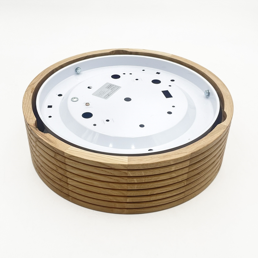 Brilagi - Plafonieră LED CARVALHO MODERN, 1xE27/60W/230V, Ø 27,5 cm, stejar