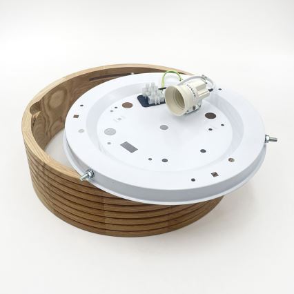 Brilagi - Plafonieră LED CARVALHO MODERN, 1xE27/60W/230V, Ø 27,5 cm, stejar