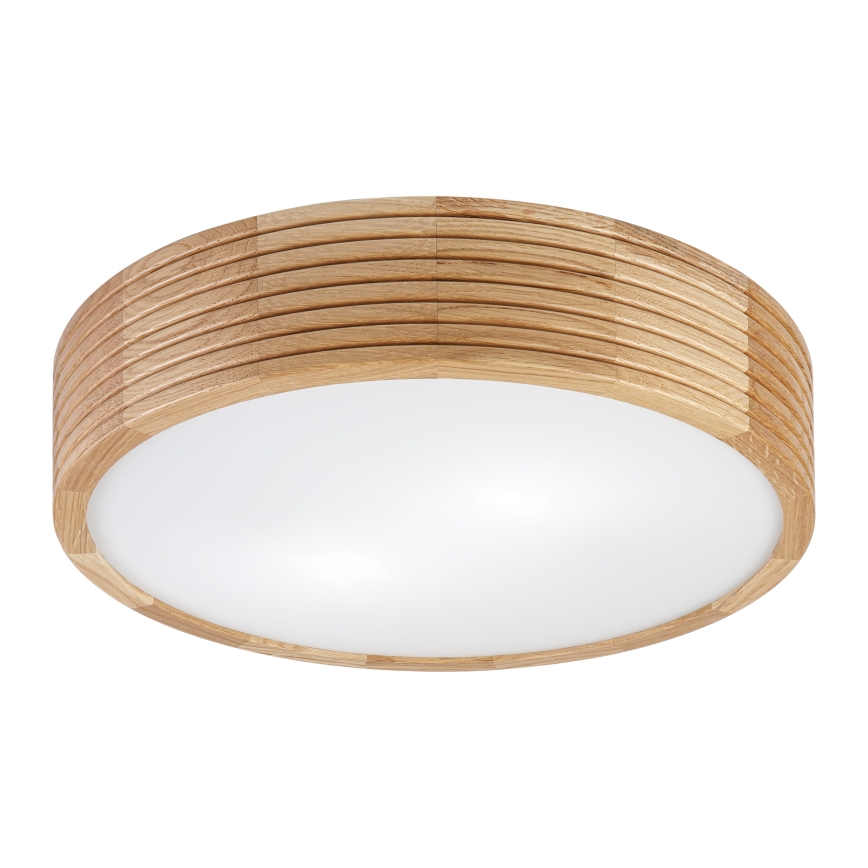 Brilagi - Plafonieră LED CARVALHO MODERN, 2xE27/60W/230V, Ø 37,5 cm, stejar