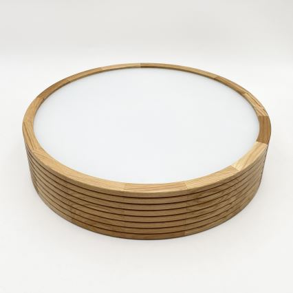 Brilagi - Plafonieră LED CARVALHO MODERN, 2xE27/60W/230V, Ø 37,5 cm, stejar