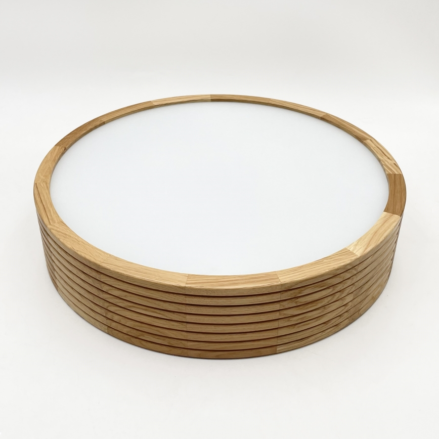 Brilagi - Plafonieră LED CARVALHO MODERN, 2xE27/60W/230V, Ø 37,5 cm, stejar