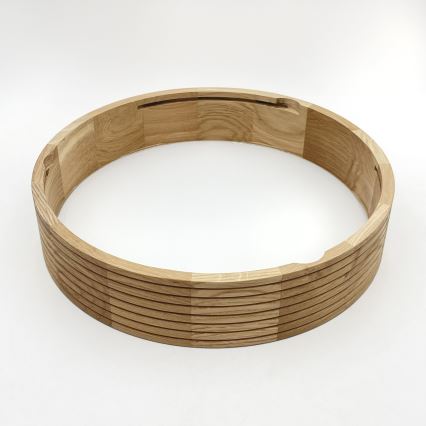 Brilagi - Plafonieră LED CARVALHO MODERN, 2xE27/60W/230V, Ø 37,5 cm, stejar