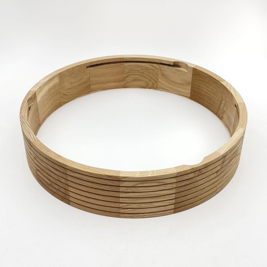 Brilagi - Plafonieră LED CARVALHO MODERN, 2xE27/60W/230V, Ø 37,5 cm, stejar