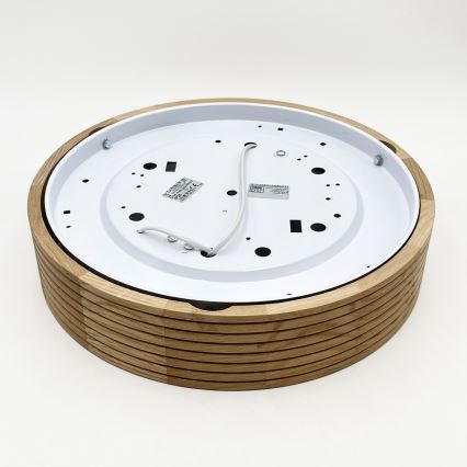 Brilagi - Plafonieră LED CARVALHO MODERN, 2xE27/60W/230V, Ø 37,5 cm, stejar
