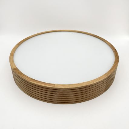 Brilagi - Plafonieră LED CARVALHO MODERN 3xE27/60W/230V Ø47,5 cm stejar