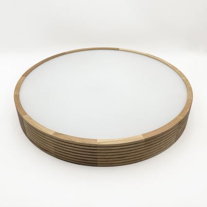 Brilagi - Plafonieră LED CARVALHO MODERN, 4xE27/60W/230V, stejar, Ø 57,5 cm