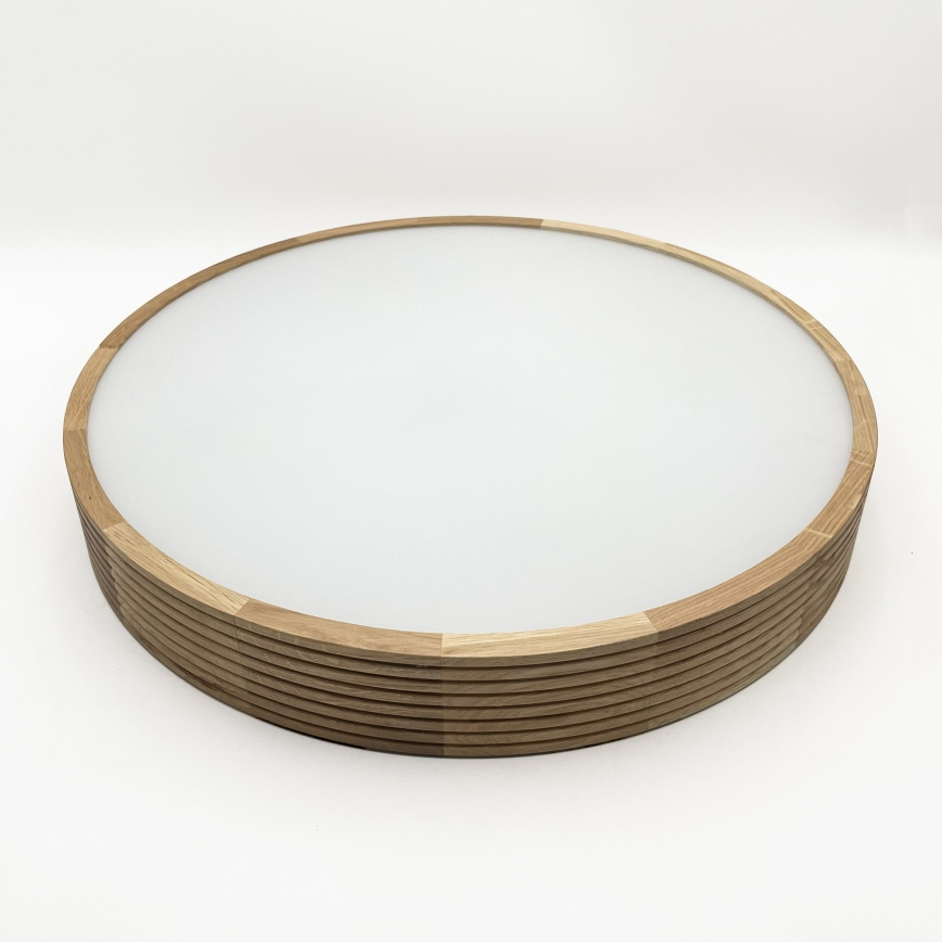 Brilagi - Plafonieră LED CARVALHO MODERN, 4xE27/60W/230V, stejar, Ø 57,5 cm