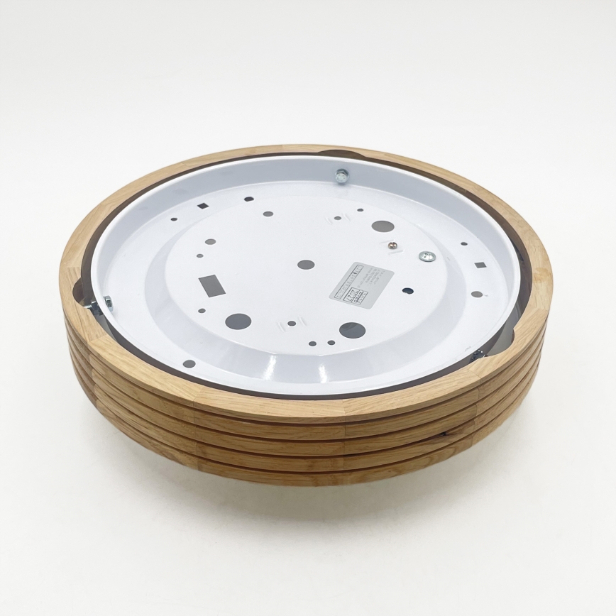 Brilagi - Plafonieră LED CARVALHO MODERN SLIM 1xE27/60W/230V, Ø 27,5 cm, stejar