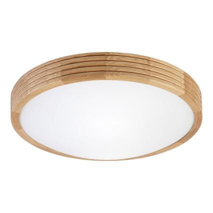 Brilagi - Plafonieră LED CARVALHO MODERN SLIM 2xE27/60W/230V Ø 37,5 cm stejar