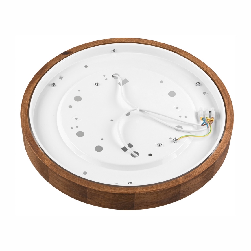BRILAGI - Plafonieră LED CARVALHO SLIM 2xE27/15W/230V, finisaj stejar-cireș, diam. 37 cm