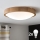 Brilagi - Plafonieră LED CARVALHO SLIM 2xE27/15W/230V, finisaj stejar, Ø 37 cm