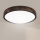 Brilagi - Plafonieră LED CARVALHO SLIM SMOKEY LED/36W/230V, stejar, diam. 37,5 cm