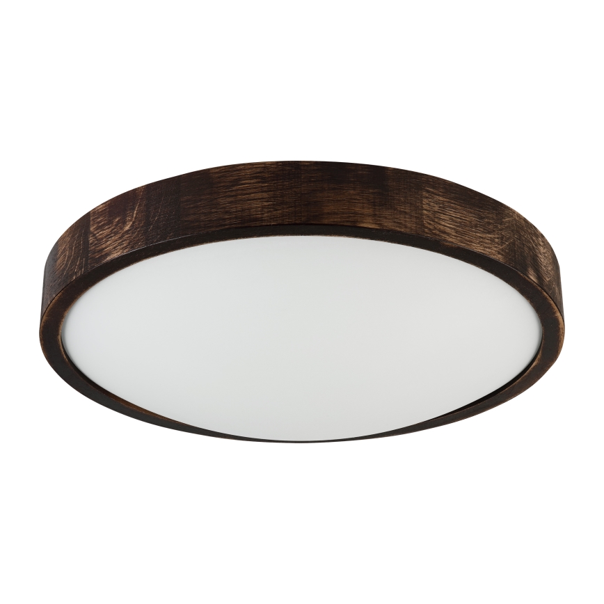 Brilagi - Plafonieră LED CARVALHO SLIM SMOKEY LED/36W/230V, stejar, diam. 37,5 cm