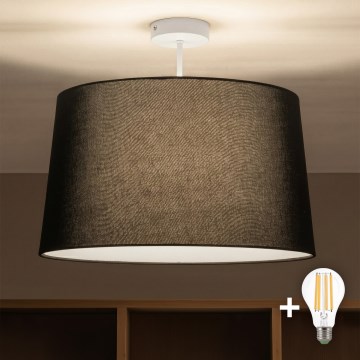 Brilagi - Plafonieră LED CERIA aplicată 1xE27/60W/230V Ø45 cm alb/negru