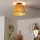 Brilagi - Plafonieră LED CERIA BOHO 1x E27/40W/230V Ø 28 cm maro