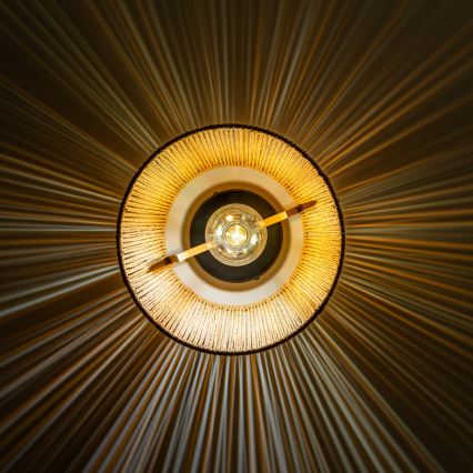 Brilagi - Plafonieră LED CERIA BOHO 1x E27/40W/230V Ø 28 cm maro