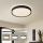 Brilagi - Plafonieră LED CORVO dimabilă, LED/54W/230V, 3000-6000K, neagră, Ø 40 cm + telecomandă