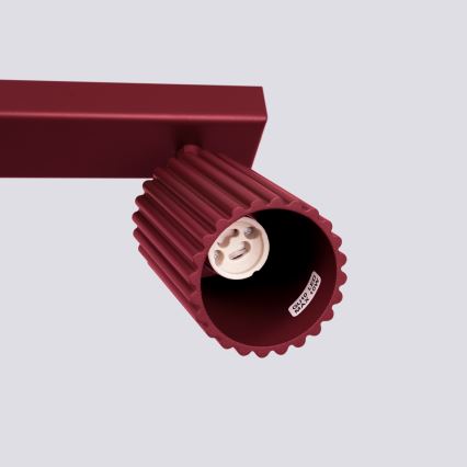 Brilagi - Plafonieră LED CRESTO cu 6 spoturi GU10, 10W, 230V, burgundiu