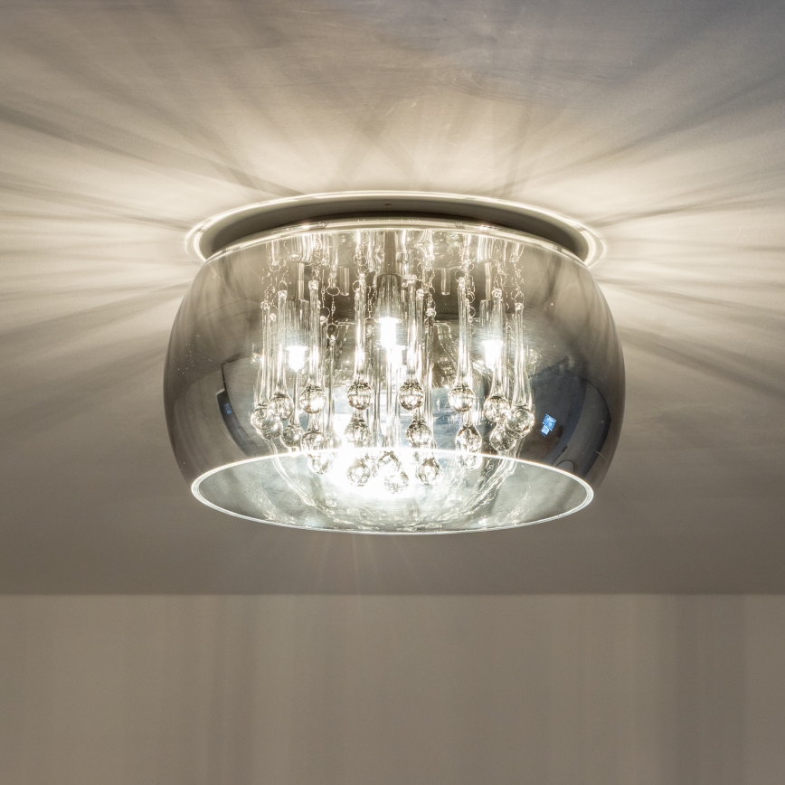 Brilagi - Plafonieră LED cu cristale JEWEL 5x G9/40W/230V, diametru 40 cm