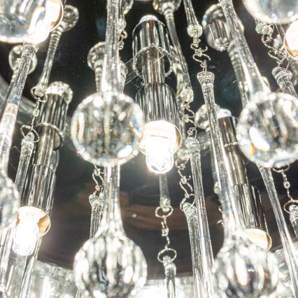 Brilagi - Plafonieră LED cu cristale JEWEL 5x G9/40W/230V, diametru 40 cm