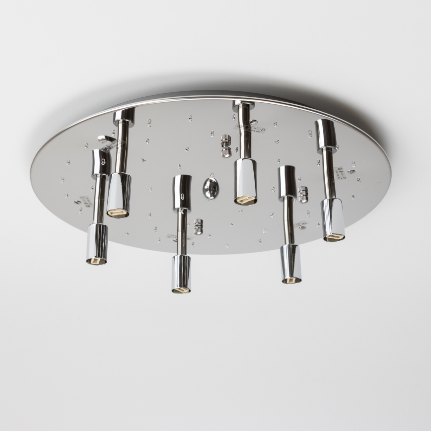 Brilagi - Plafonieră cu cristale LED JEWEL 6xG9/40W/230V Ø 50 cm