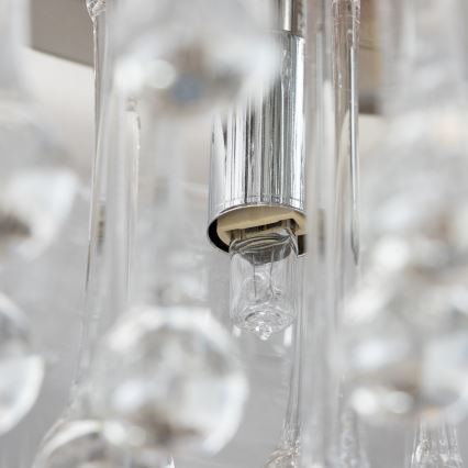 Brilagi - Plafonieră LED cu cristale JEWEL, 6xG9/42W/230V, Ø 50 cm