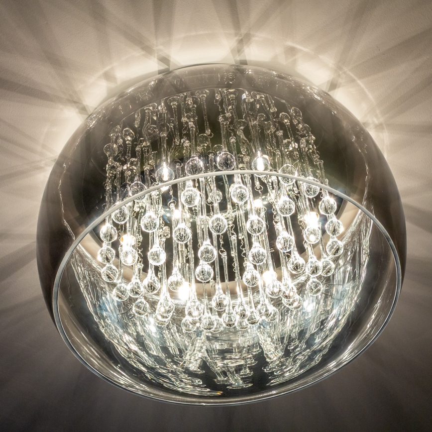 Brilagi - Plafonieră LED cu cristale JEWEL, 6xG9/42W/230V, Ø 50 cm