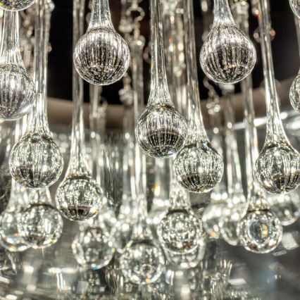 Brilagi - Plafonieră LED cu cristale JEWEL, 6xG9/42W/230V, Ø 50 cm