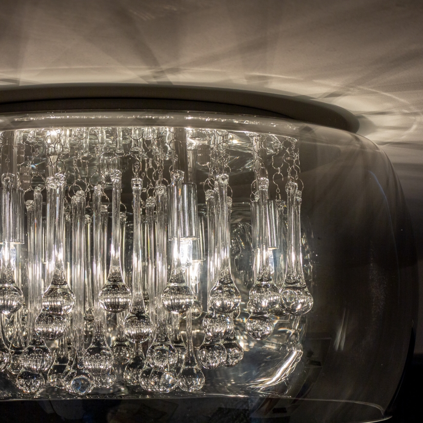 Brilagi - Plafonieră LED cu cristale JEWEL, 6xG9/42W/230V, Ø 50 cm