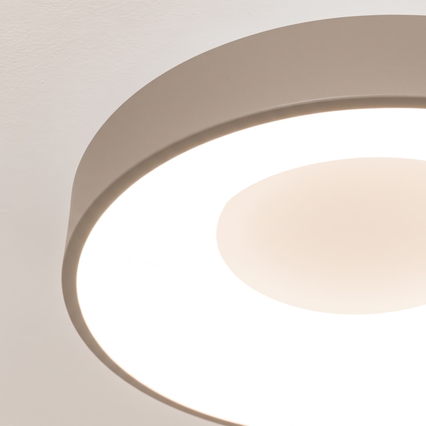 BRILAGI - Lampă de plafon LED dimabilă FALCON II LED/67W/230V 3000-6500K Ø 40 cm alb/bej + telecomandă