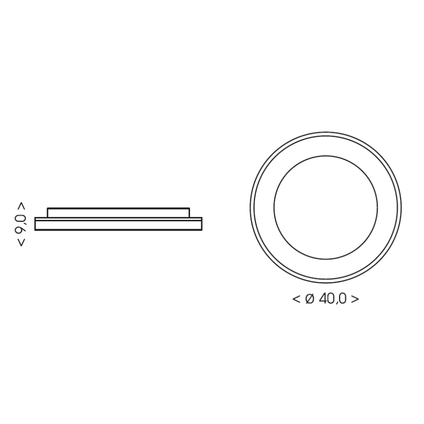 BRILAGI - Lampă de plafon LED dimabilă FALCON II LED/67W/230V 3000-6500K Ø 40 cm alb/bej + telecomandă
