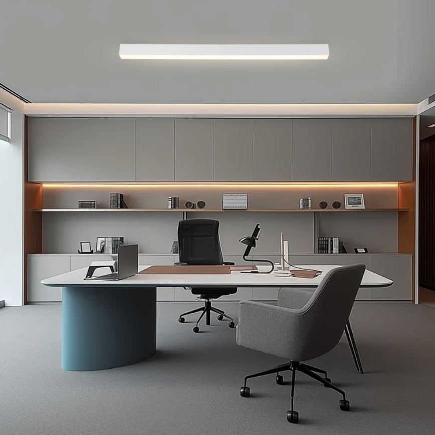 Brilagi SLEEKLINE SMART - Plafonieră LED dimmabilă LED/40W/230V 3000-6000K Wi-Fi Tuya alb + telecomandă