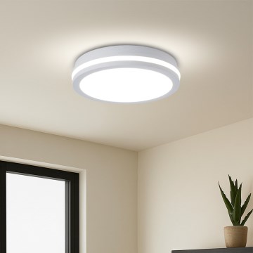 Brilagi - Plafonieră LED de exterior BENE LED/24W/230V Ø 26 cm alb IP54