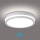 Brilagi - Plafonieră LED de exterior cu senzor BENE LED/24W/230V, diametru 26 cm, alb, IP54