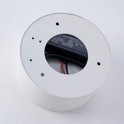 BRILAGI - plafonieră LED de exterior FORIS LED/9W/230V, diam. 9 cm, alb, IP44