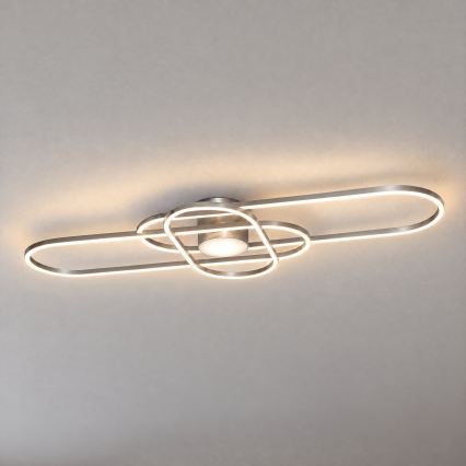 BRILAGI - Plafonieră LED dimabilă APOLLO LED/58W/230V 3000-6500K 43,2x101,2 cm crom mat + telecomandă