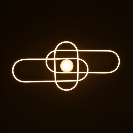 BRILAGI - Plafonieră LED dimabilă APOLLO LED/58W/230V 3000-6500K 43,2x101,2 cm crom mat + telecomandă